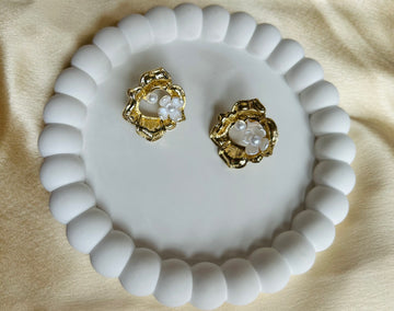 White Pearl Earring