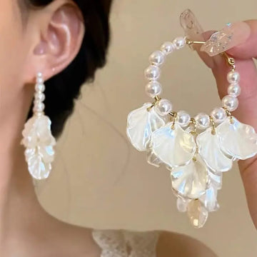 White Princess Earring