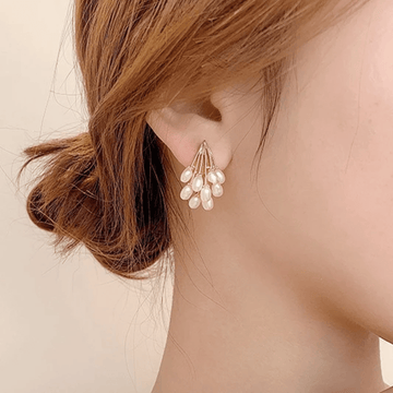 White snow Earrings