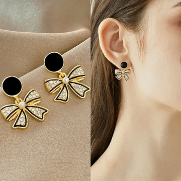 Black Kitty Earrings