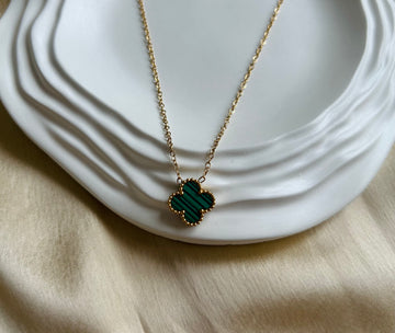 Green Bee Necklace