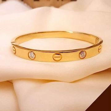 Gold Platted Diva Anti-tarnish Bangle/kada/Bracelet