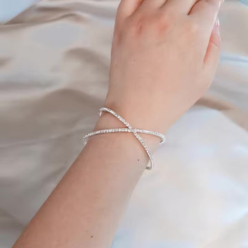 Daina Silver Wire Bracelet