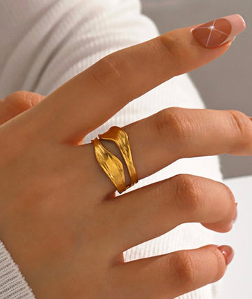 Classy Diva Anti Tarnish Adjustable Ring