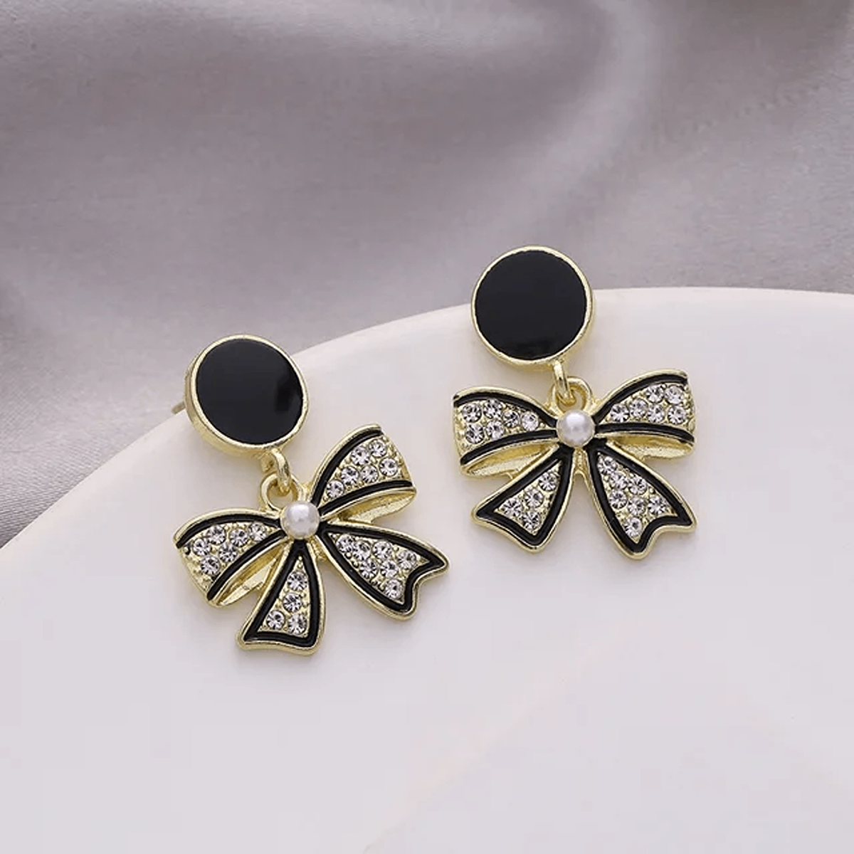 Black Kitty Earrings