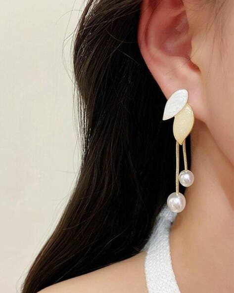 Daina Drop Earrings Two in One