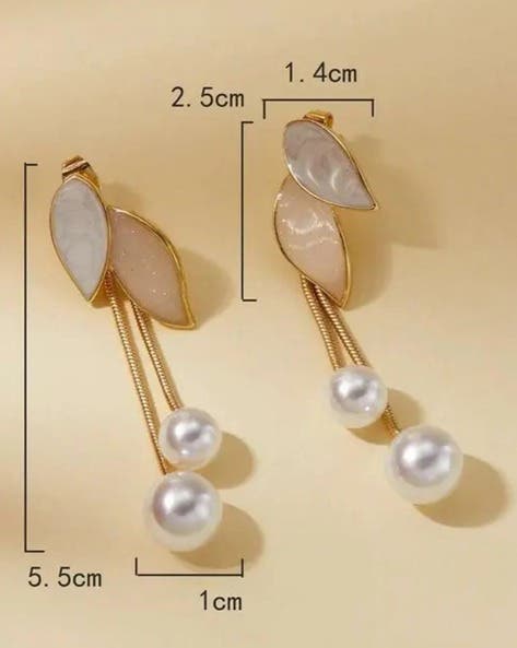 Daina Drop Earrings Two in One