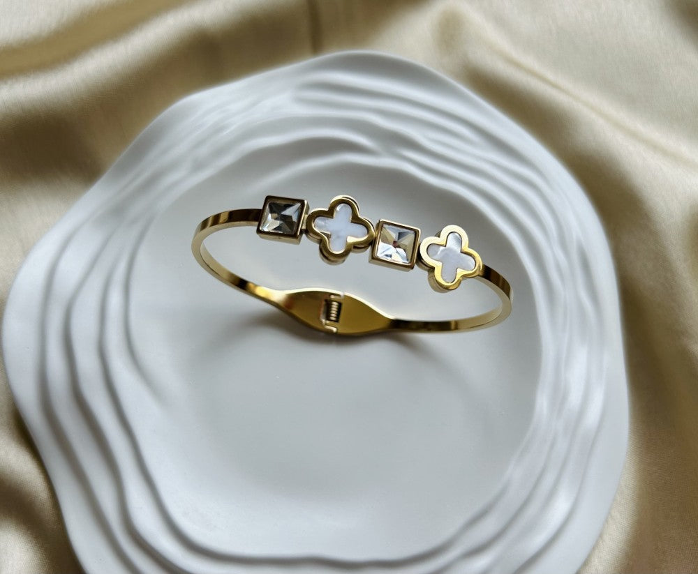 White Charm Bracelet