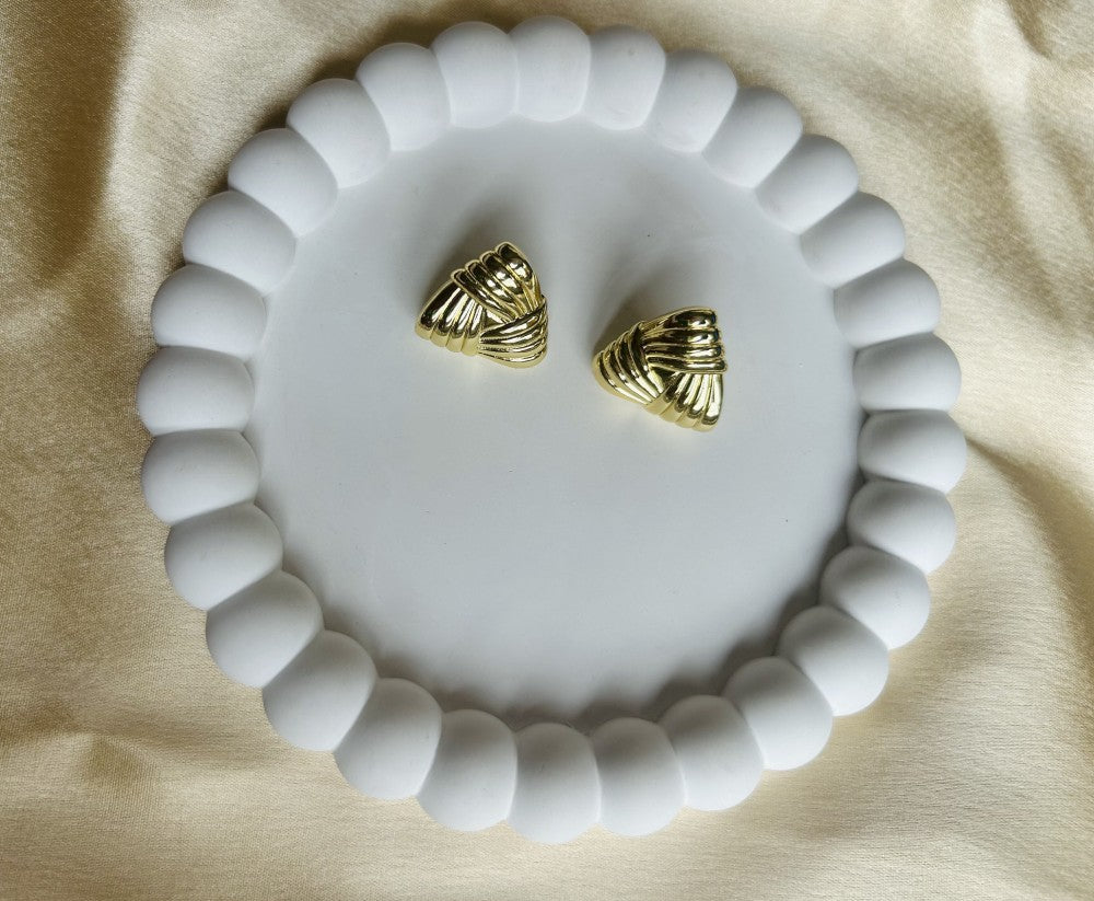 Gold Charm Earring