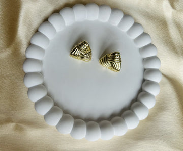 Gold Charm Earring