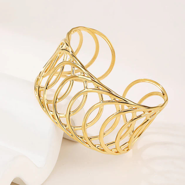 Diva Spiral Cuff Bracelet