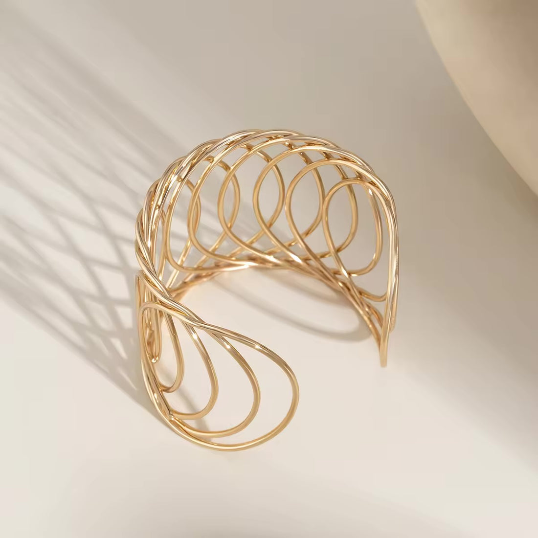 Diva Spiral Cuff Bracelet