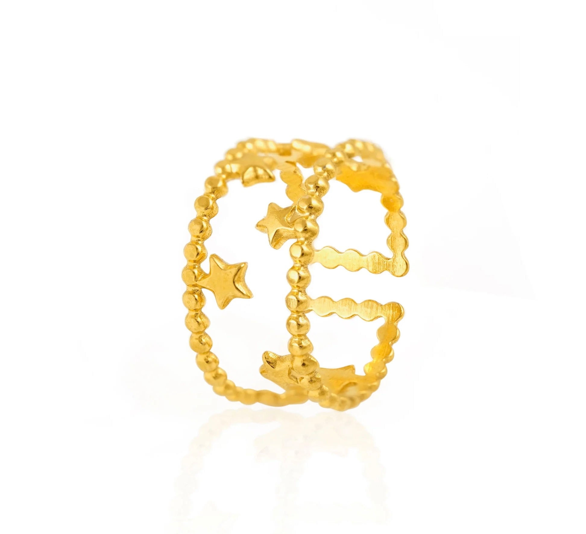 Stargaze Anti tarnish adjustable Ring