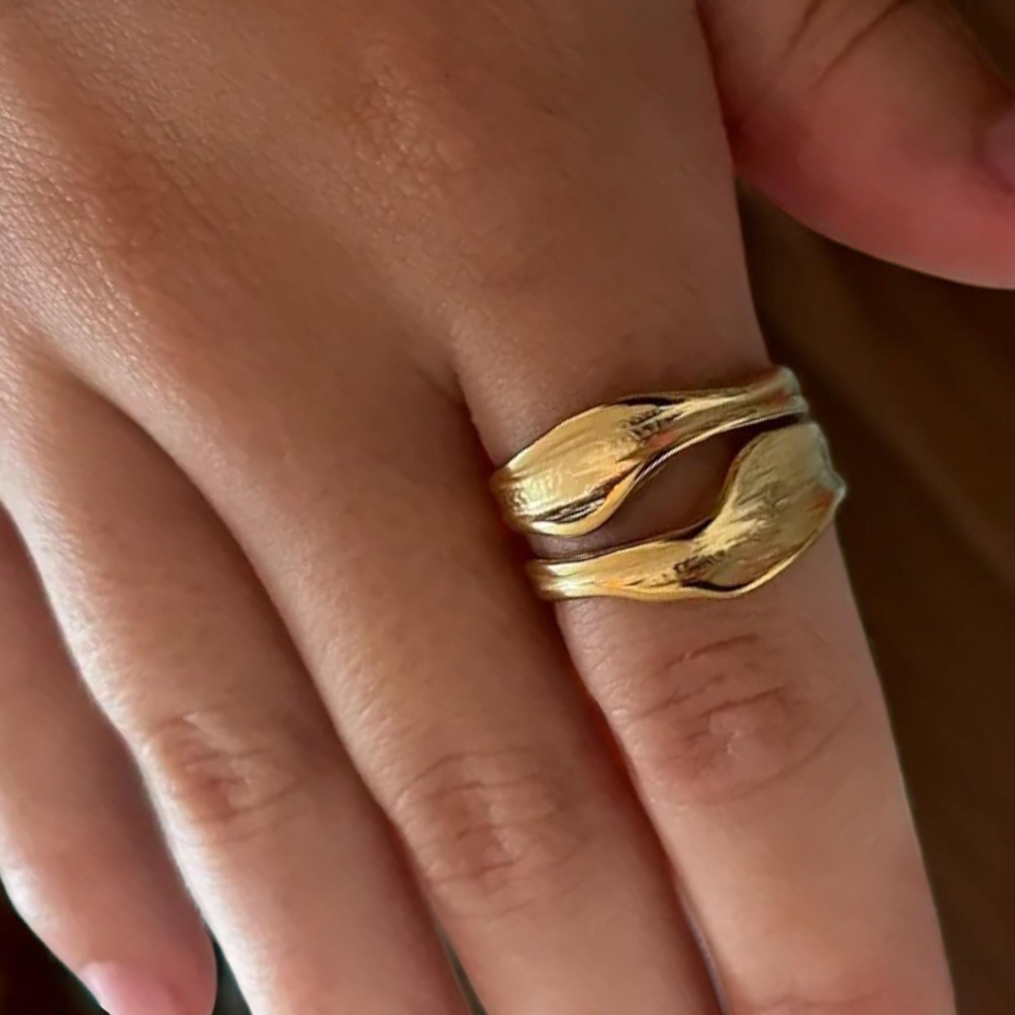 Classy Diva Anti Tarnish Adjustable Ring