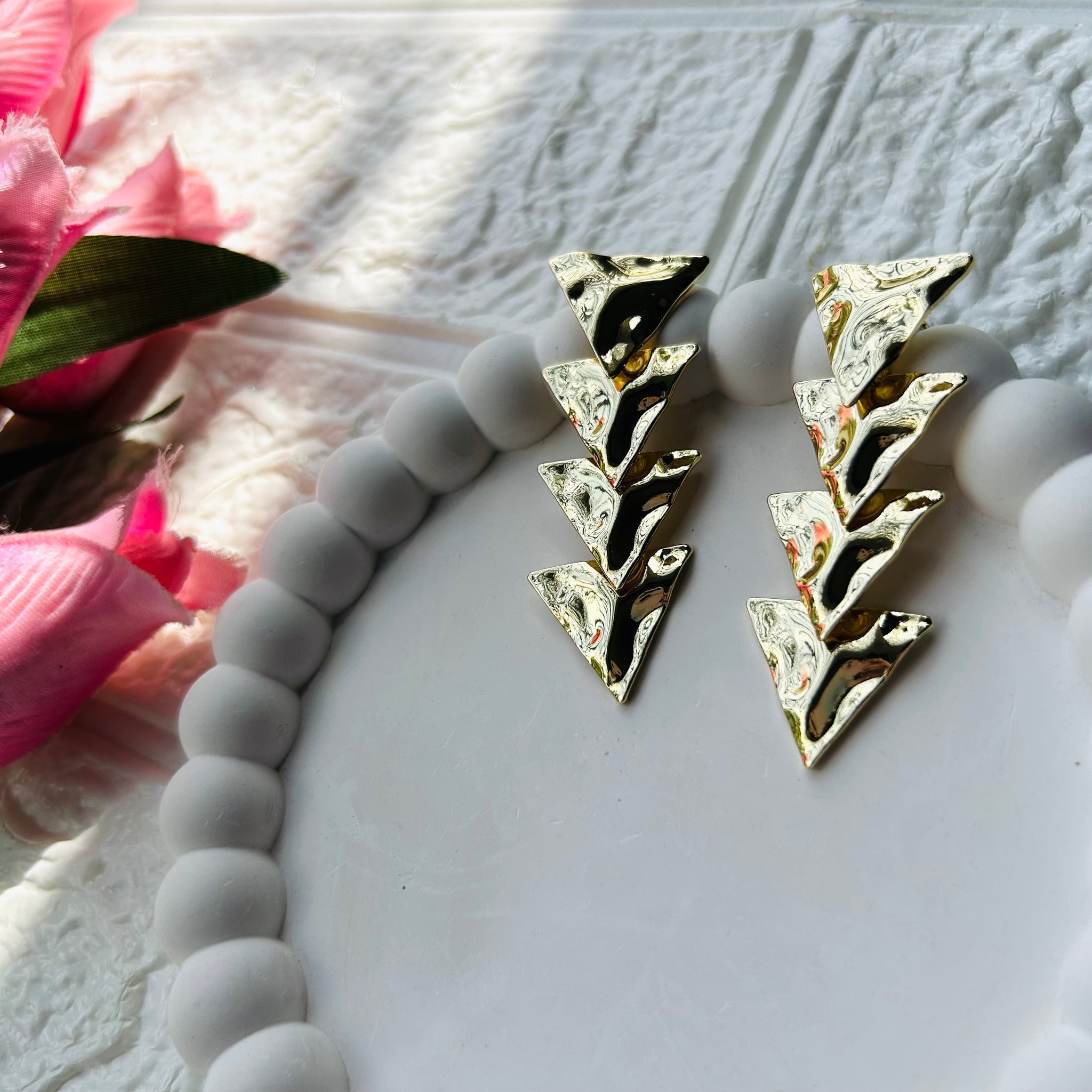 Triangle Dangle Earring