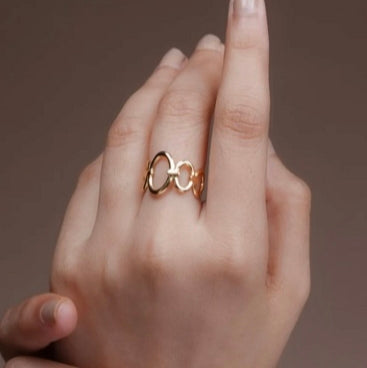 Eternal anti -tarnish adjustable ring