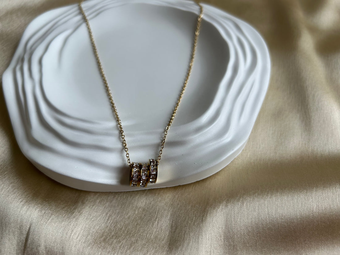 Triple Ring Necklace