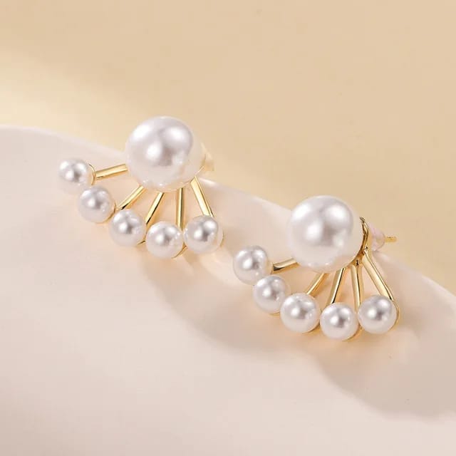 Pearl studs two in one