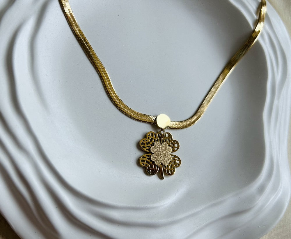 Golden Flower Necklace