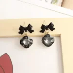 Black Diamond Earrings - Image 3