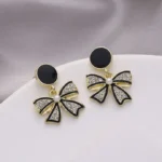 Black Kitty Earrings - Image 2
