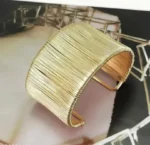 Boho Golden cuff bracelet