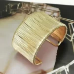 Boho Golden cuff bracelet