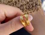 Classy Diva Anti Tarnish Adjustable Ring - Image 2