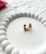 Classy Jazz Anti Tarnish Adjustable Ring - Image 4