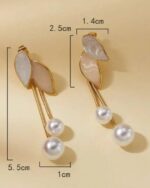 Daina Drop Earrings Two in One - Image 4