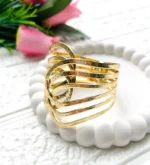 Daina Golden Cuff Bracelet - Image 2