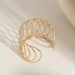 Diva Spiral Cuff Bracelet - Image 2