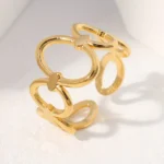 Eternal anti -tarnish adjustable ring