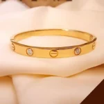 Gold Platted Diva Anti-tarnish Bangle/kada/Bracelet