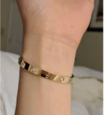 Gold Platted Diva Anti-tarnish Bangle/kada/Bracelet - Image 4