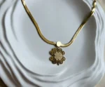 Golden Flower Necklace