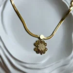 Golden Flower Necklace
