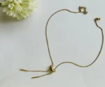 Golden Heart Chain Necklace