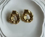 Golden Stone Earring - Image 3