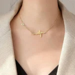 Heartbeat pendant necklace