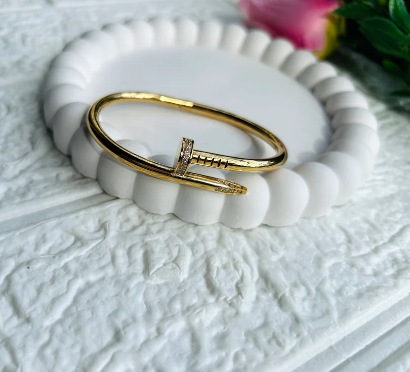 IMG_0986 Dynamic Nail Anti-Tarnish Bangle bracelet - Image 1