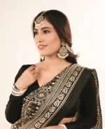 Gold Plated Kundan Maang Tikka Set with Pearl Chains
