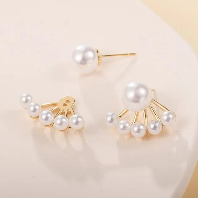 Pearl studs two in one Pearl studs two in one - Image 1