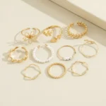 Shining Diva Stackable Rings set of 10 - Image 3