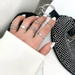 Stackable Silver Rings Combo