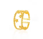 Stargaze Anti tarnish adjustable Ring
