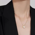 White Bee Necklace