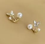 White Butterfly Cuff Earring - Image 4