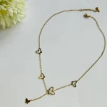 White Butterfly Necklace
