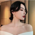 White Chic Earring